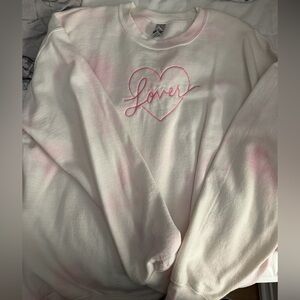 Taylor Swift Embroidered Lover Crewneck